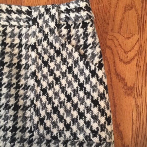 J. Crew Wool Houndstooth Miniskirt - Picture 3 of 5